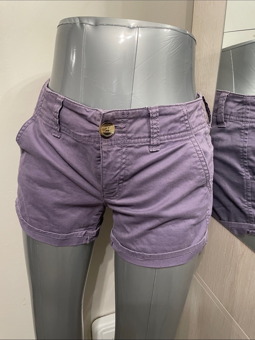 American Eagle Outfitters Lavender Cotton Shorts